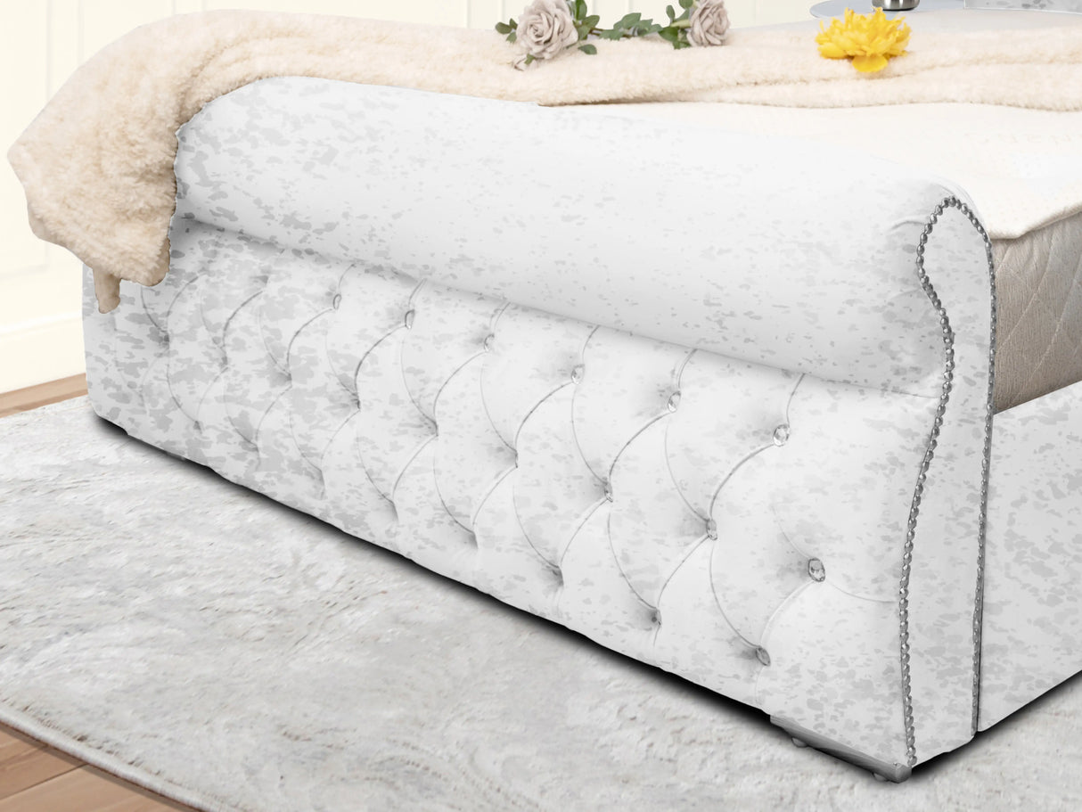 Swanzy Sleigh Upholstered Bed