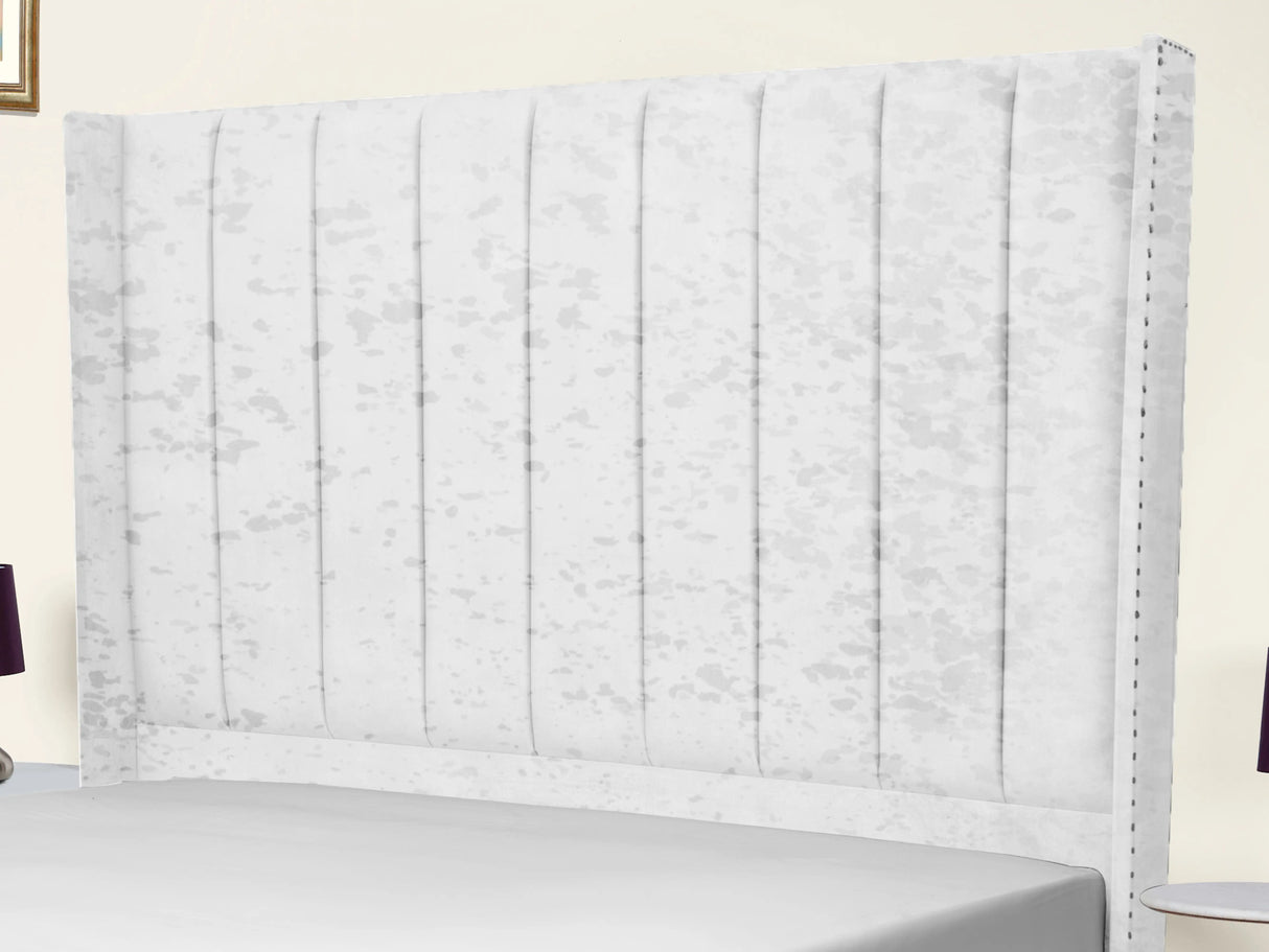 Sara Wingback Upholstered Bed