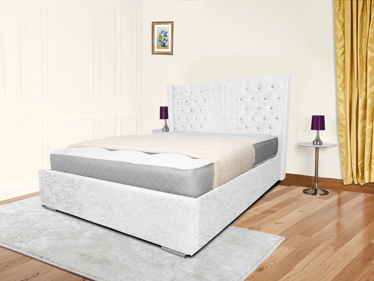 Middleton Wingback Upholstered Bed