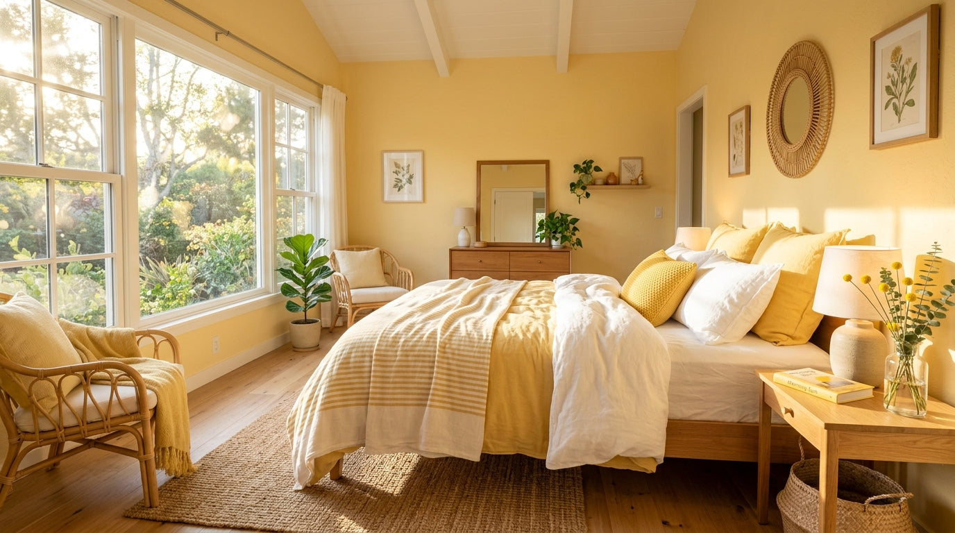 Stylish Yellow Bedroom Ideas