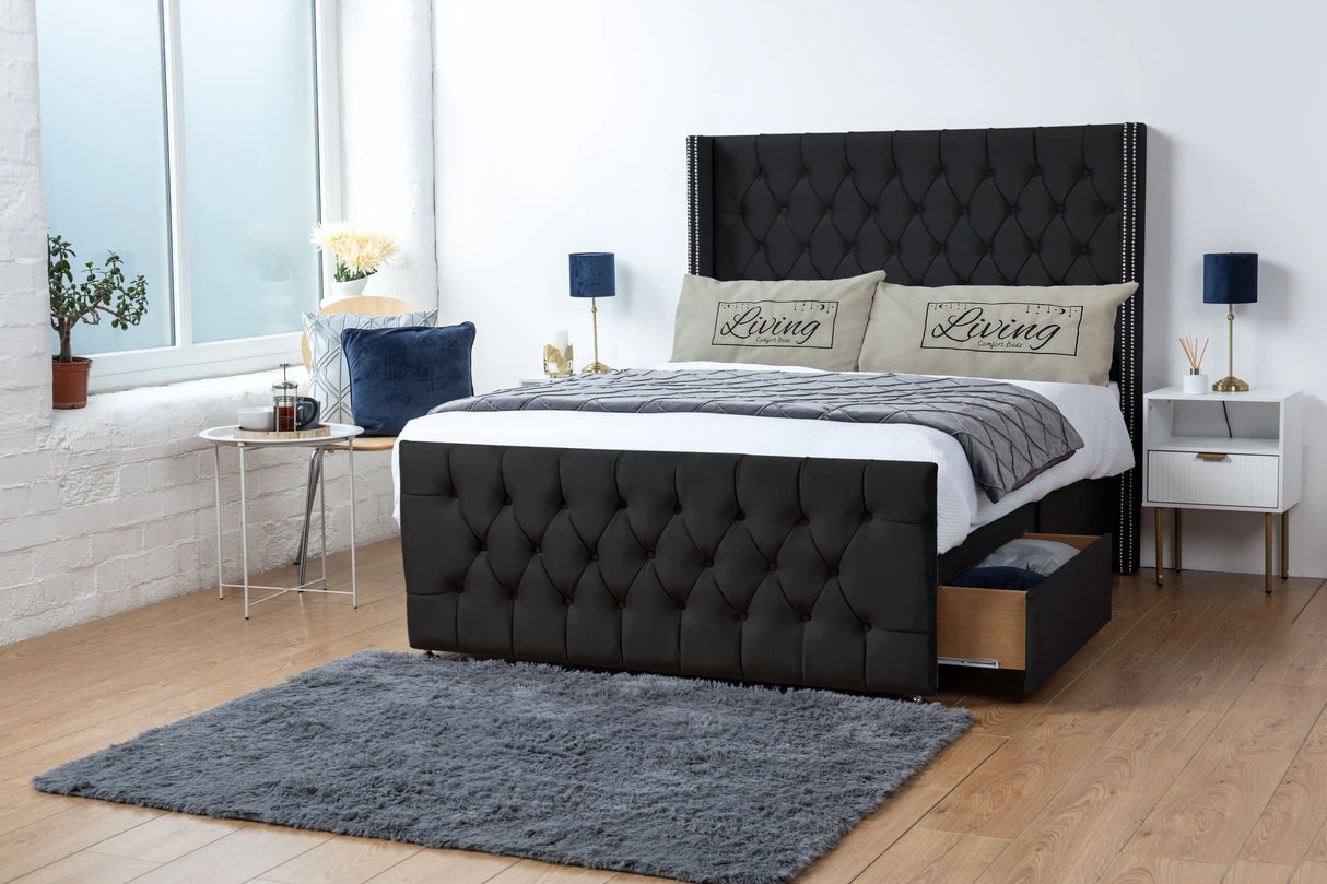 Emily Wingback Divan Bed