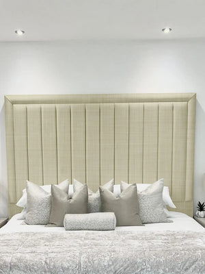 Hampton panel upholstered bed