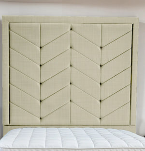 Indulgence Border Upholstered Bed
