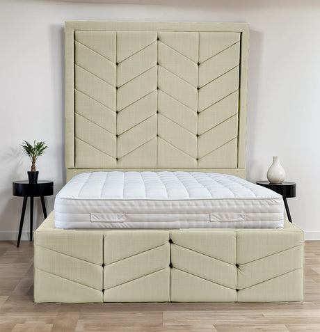 Indulgence Border Upholstered Bed