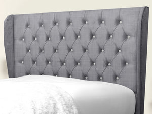 Miri Winged Upholstered Bed