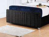 Valencia Lined Wings Upholstered Bed