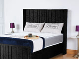 Valencia Lined Wings Upholstered Bed