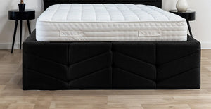 Indulgence Border Upholstered Bed