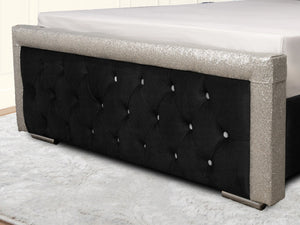 Glitz Lunar Upholstered Bed