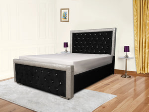 Glitz Lunar Upholstered Bed