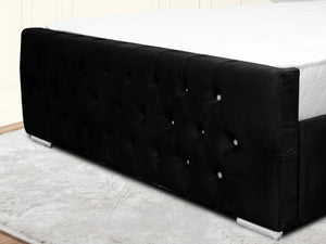 Kendall Winged Upholstered Bed