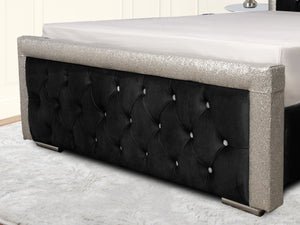 Glitz Lunar Upholstered Bed