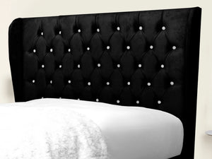 Miri Winged Upholstered Bed