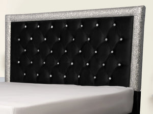 Glitz Lunar Upholstered Bed