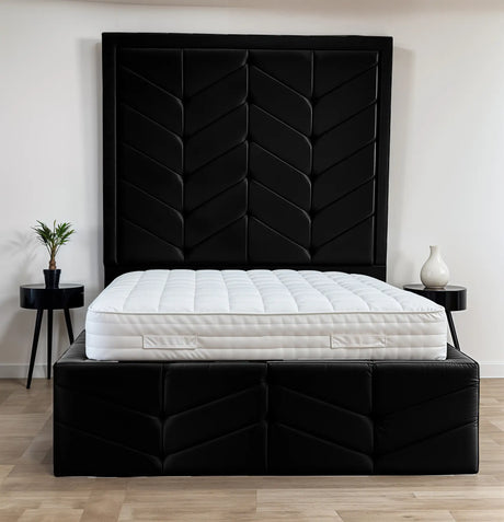 Indulgence Border Upholstered Bed