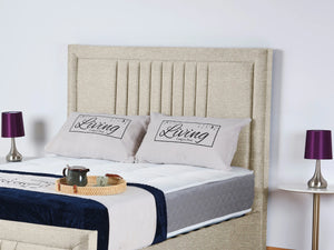Cannas upholstered bed