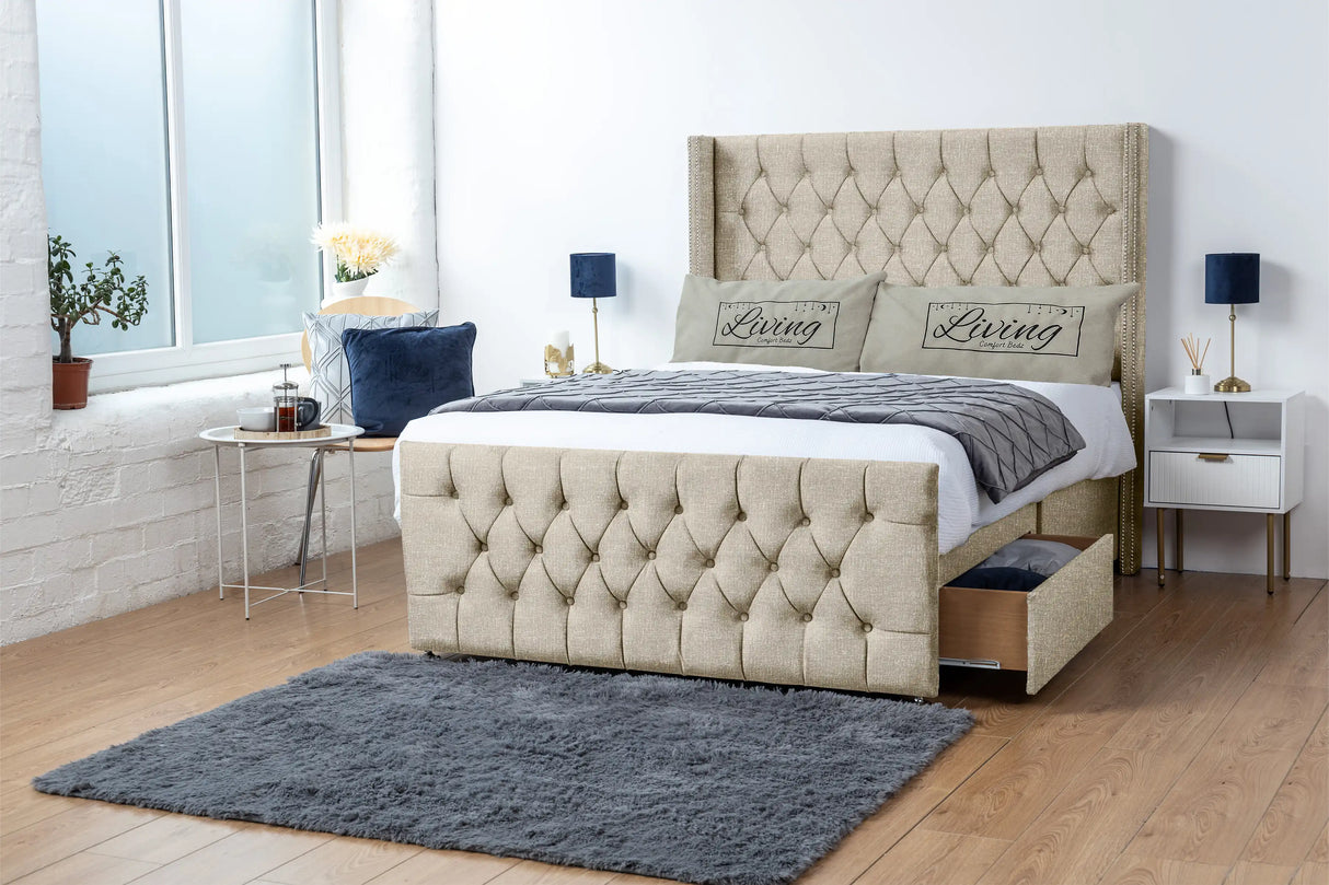 Emily Wingback Divan Bed