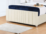 Valencia Lined Wings Upholstered Bed