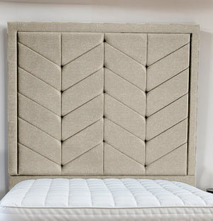Indulgence Border Upholstered Bed