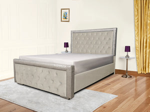 Glitz Lunar Upholstered Bed