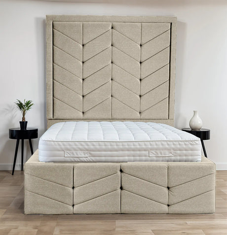 Indulgence Border Upholstered Bed