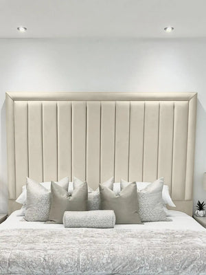 Hampton panel upholstered bed