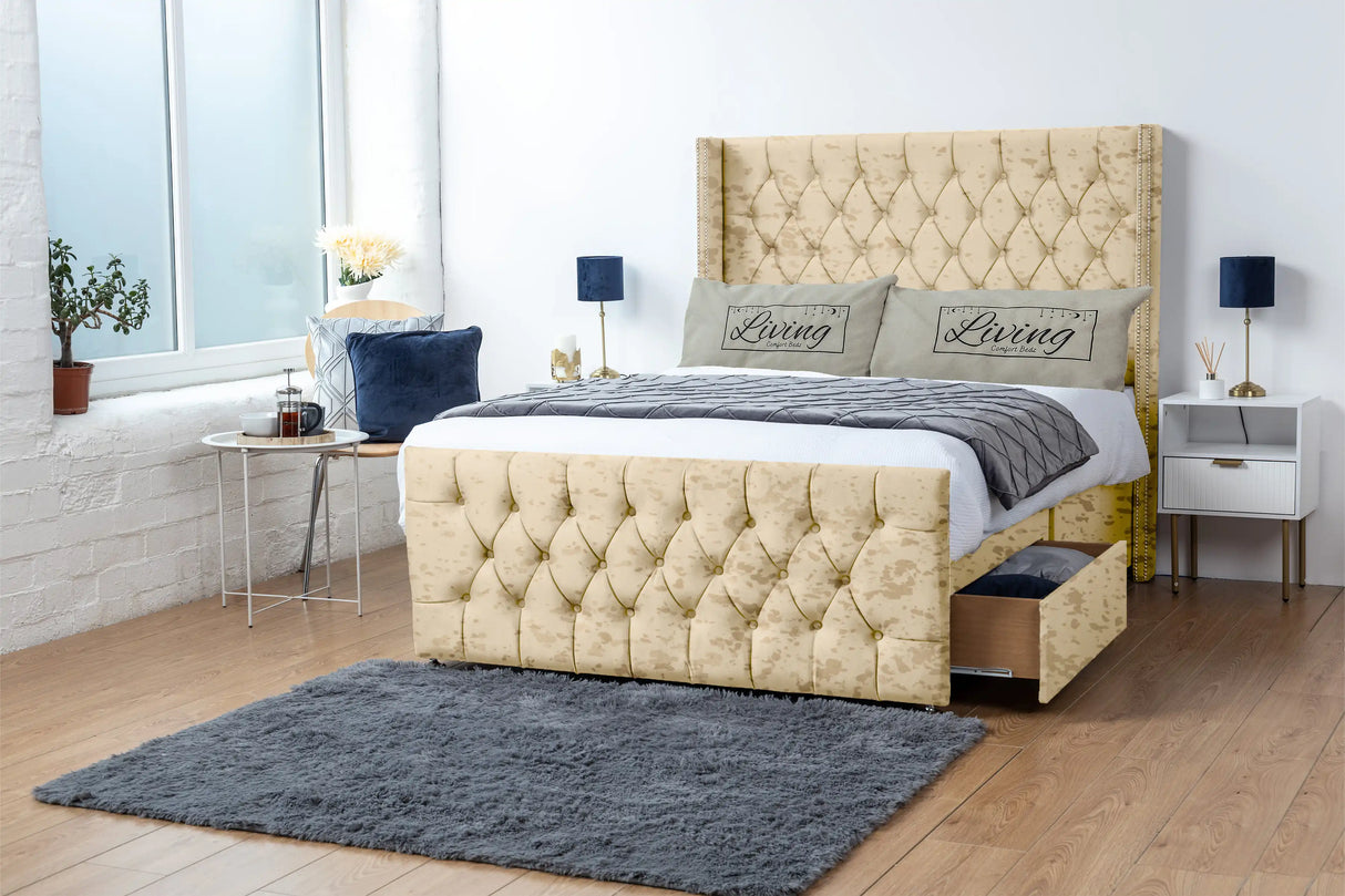 Emily Wingback Divan Bed