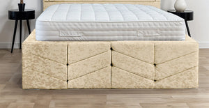 Indulgence Border Upholstered Bed