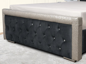 Glitz Lunar Upholstered Bed