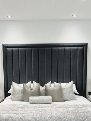 Hampton panel upholstered bed