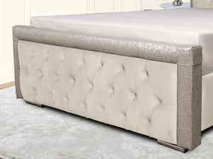 Glitz Lunar Upholstered Bed