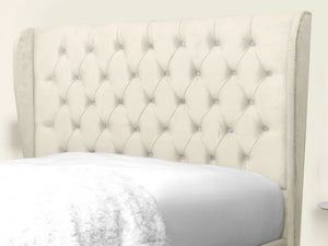 Miri Winged Upholstered Bed