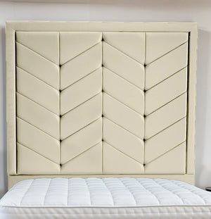 Indulgence Border Upholstered Bed
