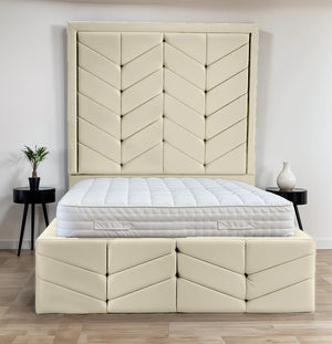 Indulgence Border Upholstered Bed