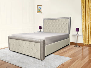 Glitz Lunar Upholstered Bed