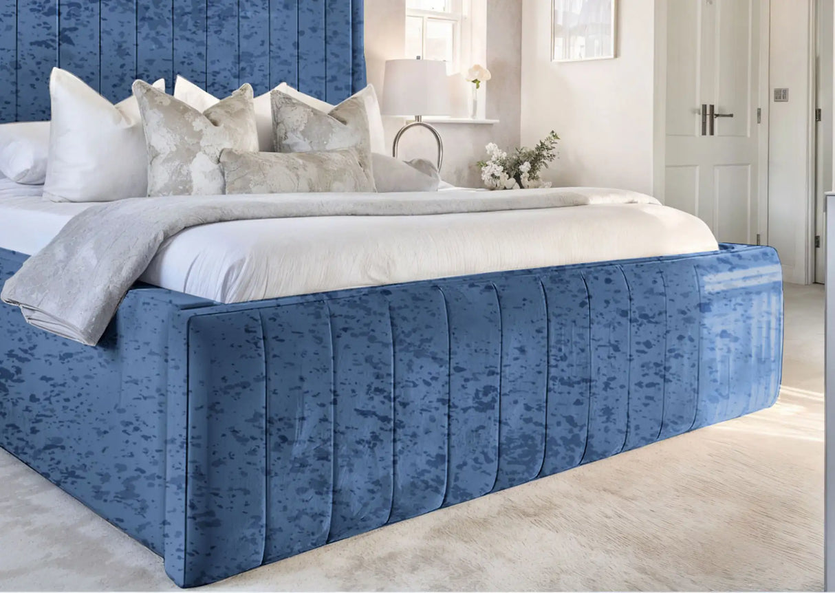 Geneva lined Upholstered Bed