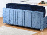 Valencia Lined Wings Upholstered Bed