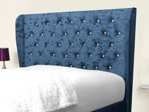Miri Winged Upholstered Bed
