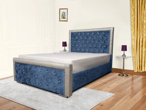 Glitz Lunar Upholstered Bed