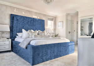 Geneva lined Upholstered Bed