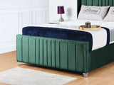 Valencia Lined Wings Upholstered Bed