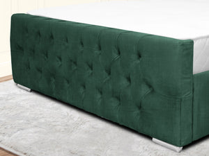 Kendall Winged Upholstered Bed