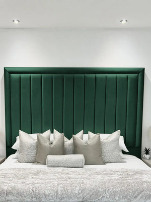 Hampton panel upholstered bed