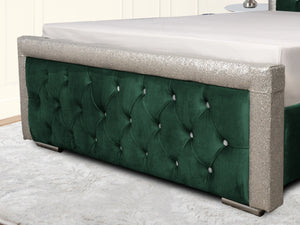 Glitz Lunar Upholstered Bed