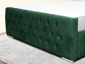 Kendall Winged Upholstered Bed