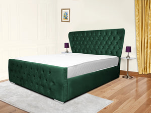 Kendall Winged Upholstered Bed