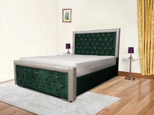 Glitz Lunar Upholstered Bed