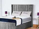 Valencia Lined Wings Upholstered Bed