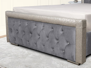 Glitz Lunar Upholstered Bed