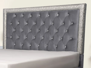 Glitz Lunar Upholstered Bed